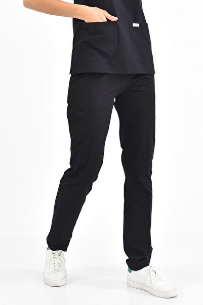 Owlet Medikal Чорні уніформальні брюки вузького крою