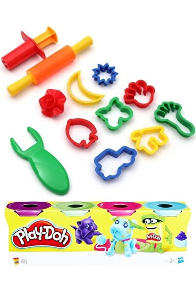 Play Doh Play-doh Orijnal Oyun Hamuru 448 Gr 4 Renk + Colorbank Mutfak Oyun Hamuru Kalıpları