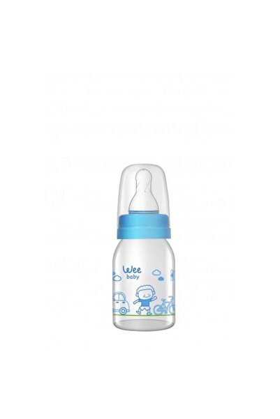 Wee Baby 877 Glass Baby Bottle 125Ml - Blue