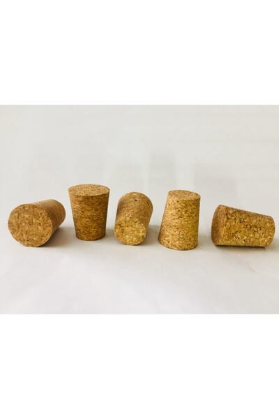 camcazım Yağ Şişesi Mantarı- 20x26 Mm H30 Mantar Tıpa- Maraska Şişe Mantarı - 100 Adet