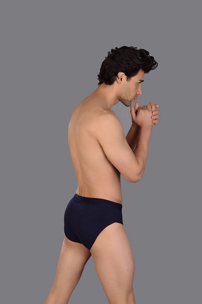 SOLFEJ BOXER Ανδρικά Slip Navy Blue - Solfej Βαμβακερά, Παπλώματα