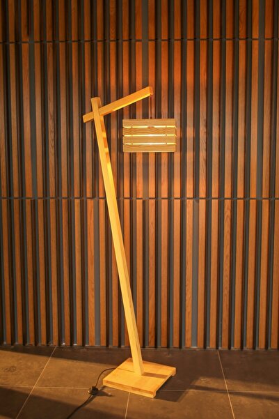 Diva Ahşap Masif Lambader