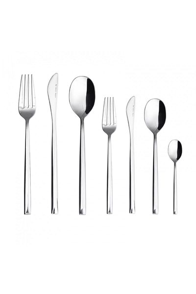Karaca Liza 12-Person Fork Spoon Knife Set - 84 Pieces Elegance Boxed