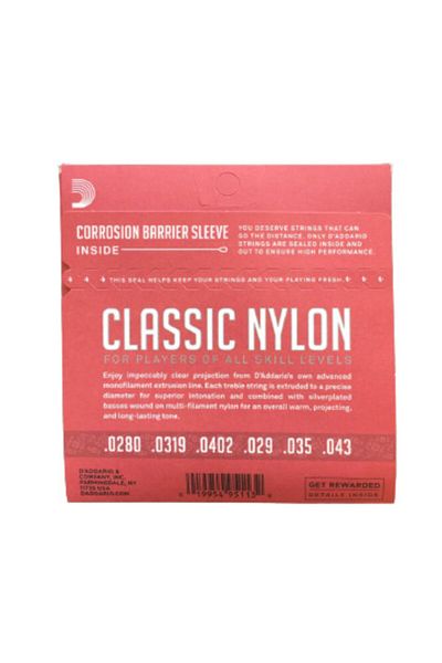 Daddario DadDario Classic Guitar String Set (4/4), Silverplated Wound, C