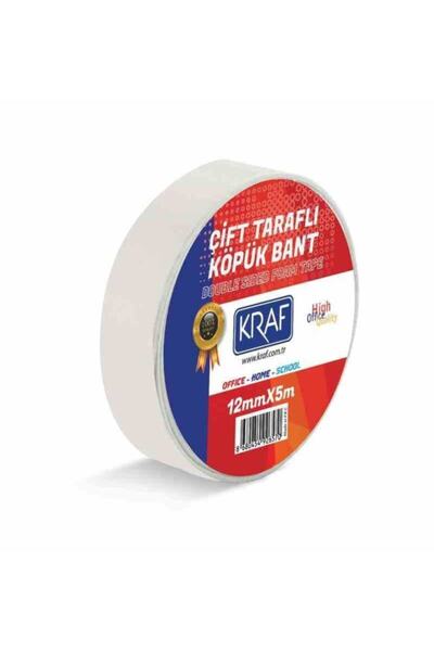 KRAF Çİft Taraflı KÖpÜk Bant 12mmx5m 5012g 1 Adet