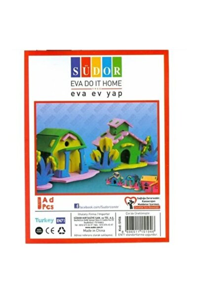 Südor Sv 06 Eva Ev Yap Seti Maket Ev Hobi Eğitici Ev Yapımı