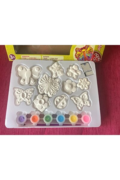 Logon Kalıplı Alçı Kelebek