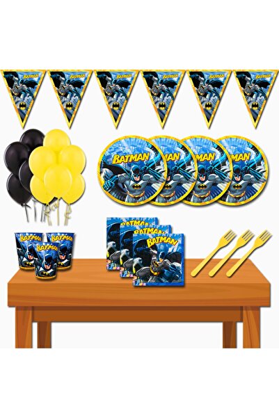 Batman Eko 24 Kişilik Doğum Günü Parti Malzemeleri Seti