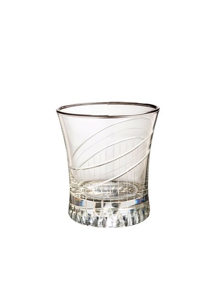 KCD Seremoni Platinum Cut Hand Decor Gilded 6 Pieces Patterned Water Glass Set