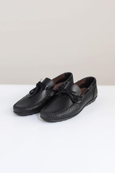 CHOPPER حذاء لوفر أسود للرجال cpr-20638