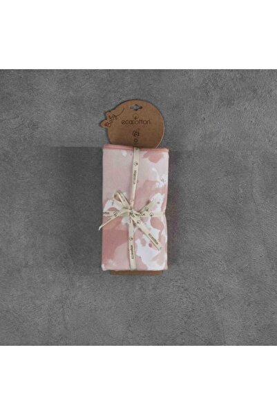 Ecocotton Rosa Baby Combed Cotton Blanket Salmon