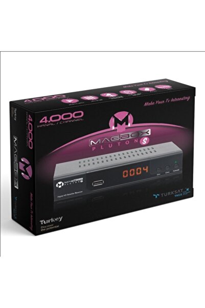 MAGBOX Pluton S Full Hd Uydu Alıcısı Hdmi + Scart + Tkgs + 2 X Usb Yeni Model