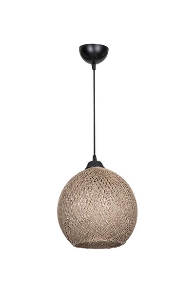 Gloria Ball Single Pendant Lamp Brown