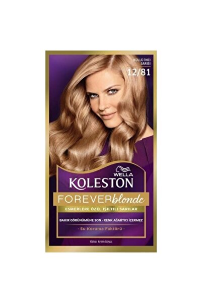 Wella 12/81 Küllü Inci Sarısı Kit Saç Boyası