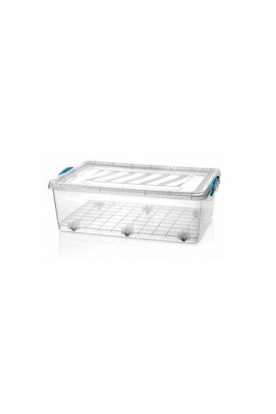 Melkan Home Multi-Purpose Lockable Storage Container with Wheels 30 Liters