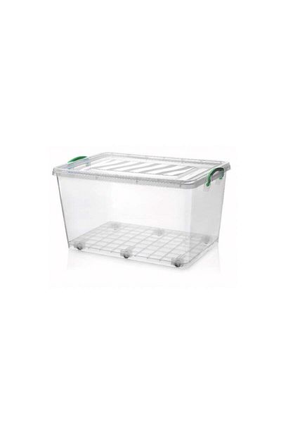 Melkan Home Multi-Purpose Lockable Storage Container with Wheels 50 Liters