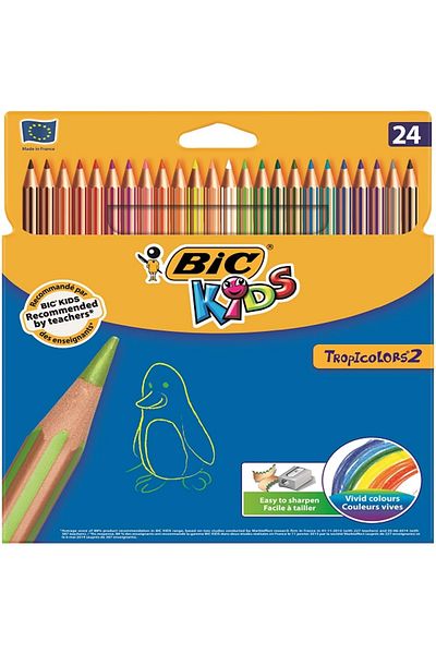 Bic Tropicolors 24" Dry Paint Pen Box