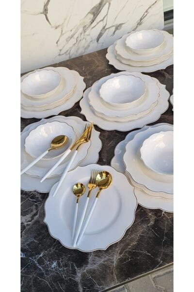 Pink&More 24 Parça Pink More Yemek Takımı