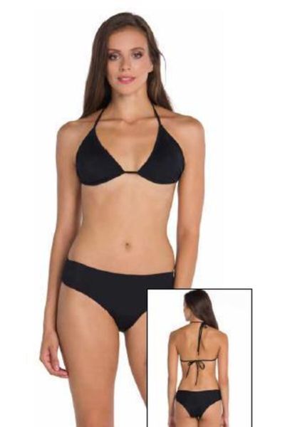 Dagi Μαύρο κάτω μέρος μπικίνι χαμηλού μέσης
