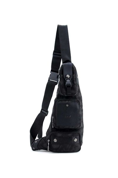 ÇÇS Geantă neagră unisex Ccs30700Bodybagblack