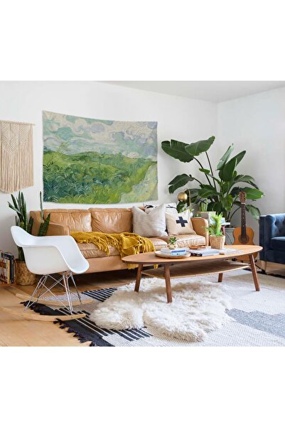 ARORA HOME Van Gogh Yeşil Buğday Tarlası Duvar Örtüsü