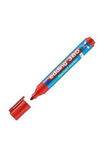 Edding 380 Flipchart Kalem Kırmızı