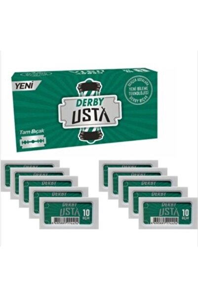 Derby Usta Traş Bıçağı 100'lü Paket