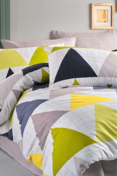 Fancy Green Double Duvet Cover Set
