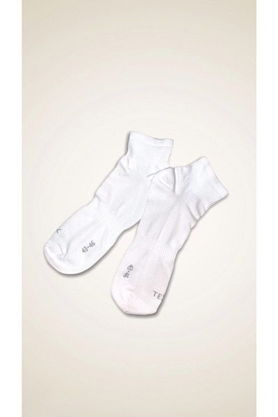 Tex Unisex Socks White Sports