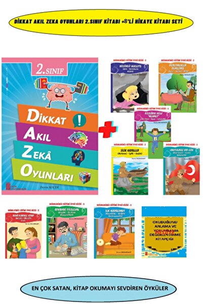Ata Yayıncılık Dikkat Akıl Zeka Oyunları Kitabı +2.sınıf Rengarenk 8'li Okuma...