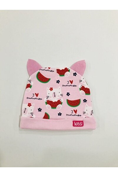 Kitti قبعة طفلة منقوشة