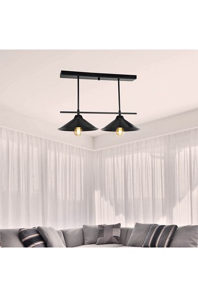 Gloria Sevilla Set of 2 Black Chandelier
