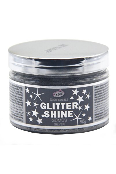 Dr. Gusto Glitter Simli Pul Gıda Boyası Gümüş (50 G)