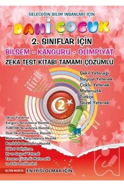 Altın Nokta Basım Yayın Dahi Çocuk 2. Sınıflar Için Bilsem - Kanguru - Olimpi...