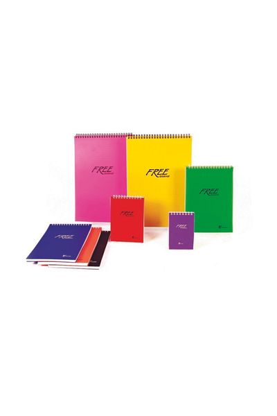 KESKİN COLOR 80 Sheets A6 Free Office Top Spiral Plastic Cover Checked Memo Pad145201-99