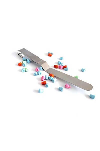 Nar kalıp 20cm Medium Size Narkalıp Metal Handle Oblique Pastry Spatula