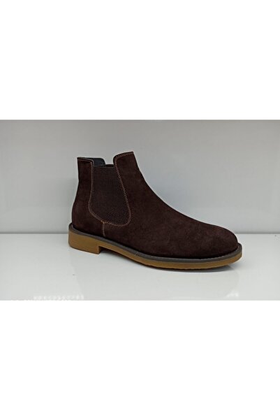 ROUTE Erkek Kahverengi Süet Hakiki Kauçuk Bot