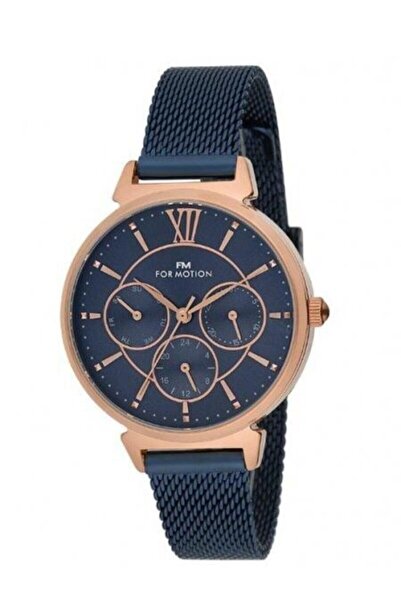 Formotion Women's Navy Blue Straw Cord Wristwatch Fm B01354fh.04