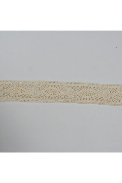 tuhafiyecimiz Κρέμα Αποστάτης Βαμβακερή Δαντέλα 20mm (1037) 10 Μέτρα
