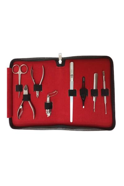 Solingen Man.ped.seti 8 Li (kırmızı çantalı)