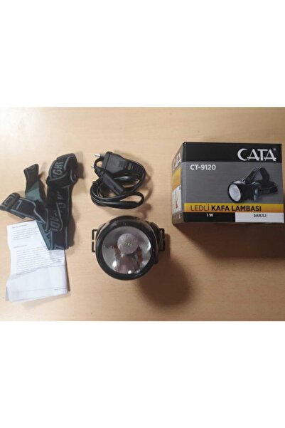 Cata 9120 Ledli Kafa Lambası 1w Şarjlı