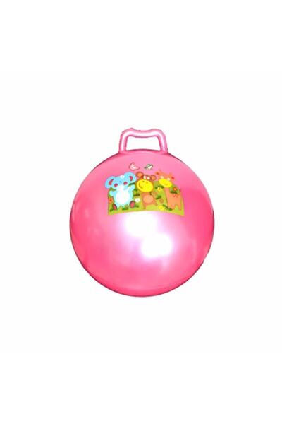 LRS STORE Unisex Children's Pink Bouncy Pilates Ball 50 cm 90 kg Carrying Cap...