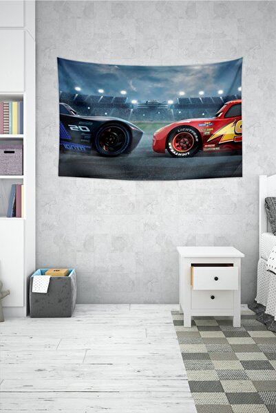 Vagonik Racing Cars Wall Cover Rug 70 X 100 Cm