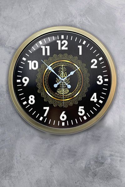 Kasva Concept Ρολόι τοίχου δώρου 40 εκ. Αντίκα Μεταλλικό Στίχος