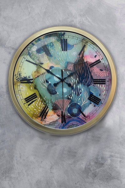 Dream Gift ساعة حائط معدنية عتيقة مقاس 40 سم