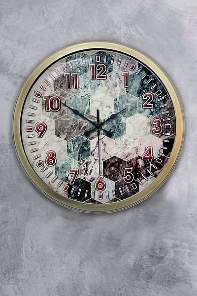 Kasva Concept Δώρο 40 εκ. Αντίκα Μεταλλικό Ρολόι Τοίχου