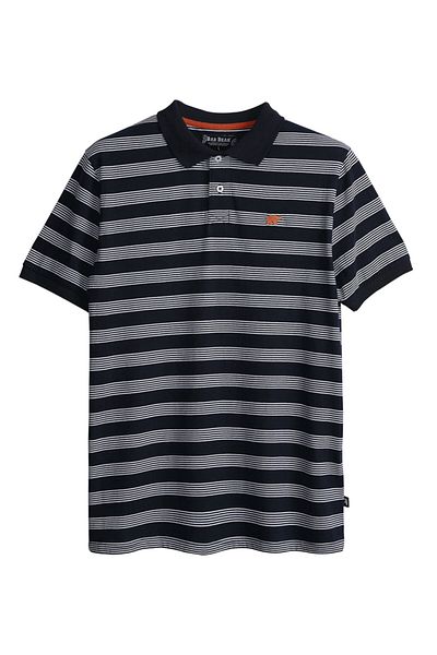 Bad Bear Rule Men's Anthracite Polo Neck T-Shirt