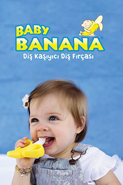 Baby Banana Diş Kaşıyıcı Diş Fırçası Muz