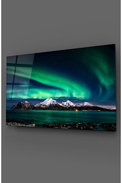 TAULART Polar Lights Tabel de sticlă