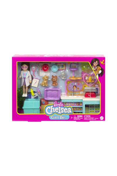 mattel Hgt12 Barbie Chelsea Meslekleri Öğreniyor Veteriner Oyun Seti